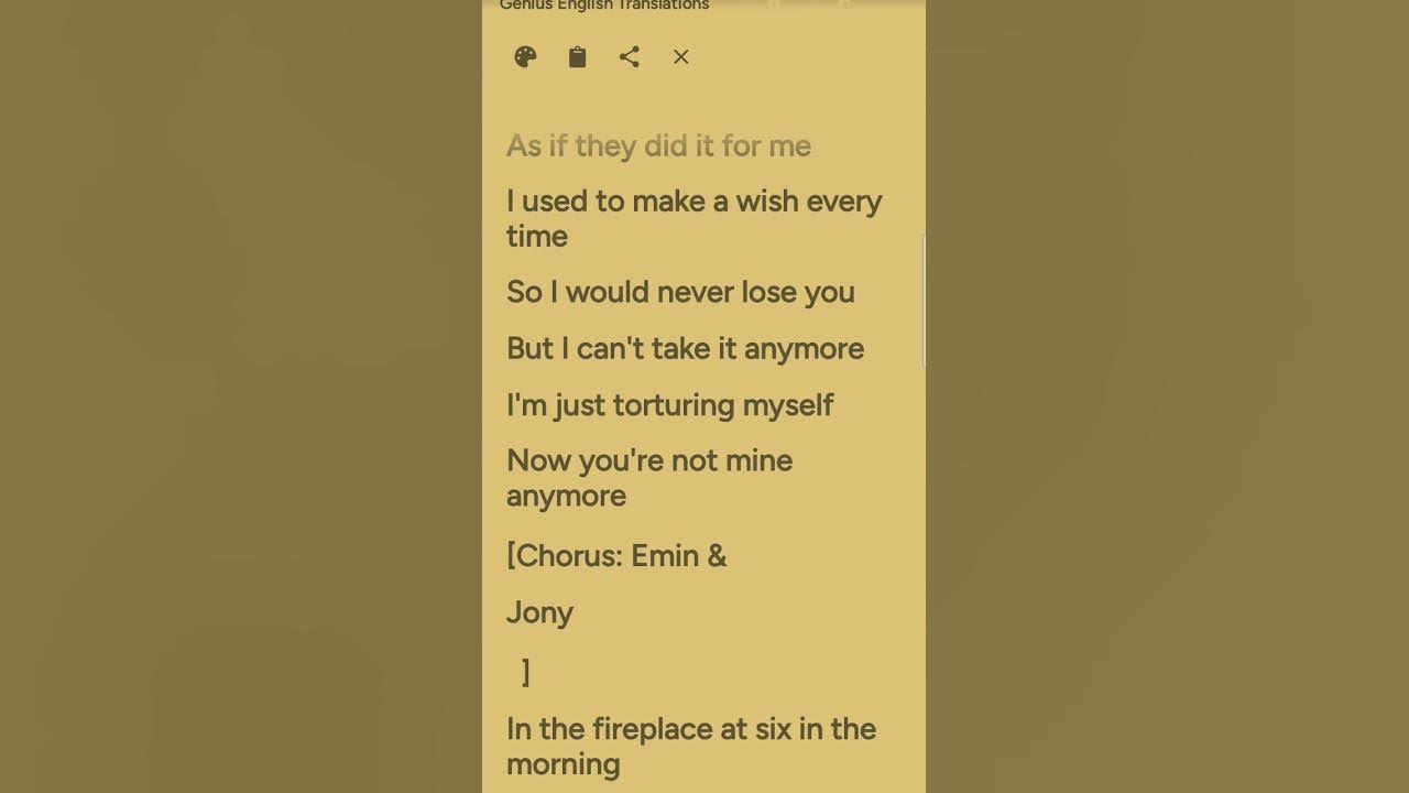 Kamin ( Feat Jony ) Emin English Translations Lyrics Show Song Lyrics Show Kamin ( Feat Jony ) Emin English Translations Lyrics Show Song Lyrics Show