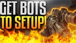 How to setup bots for trickshoting on bo3