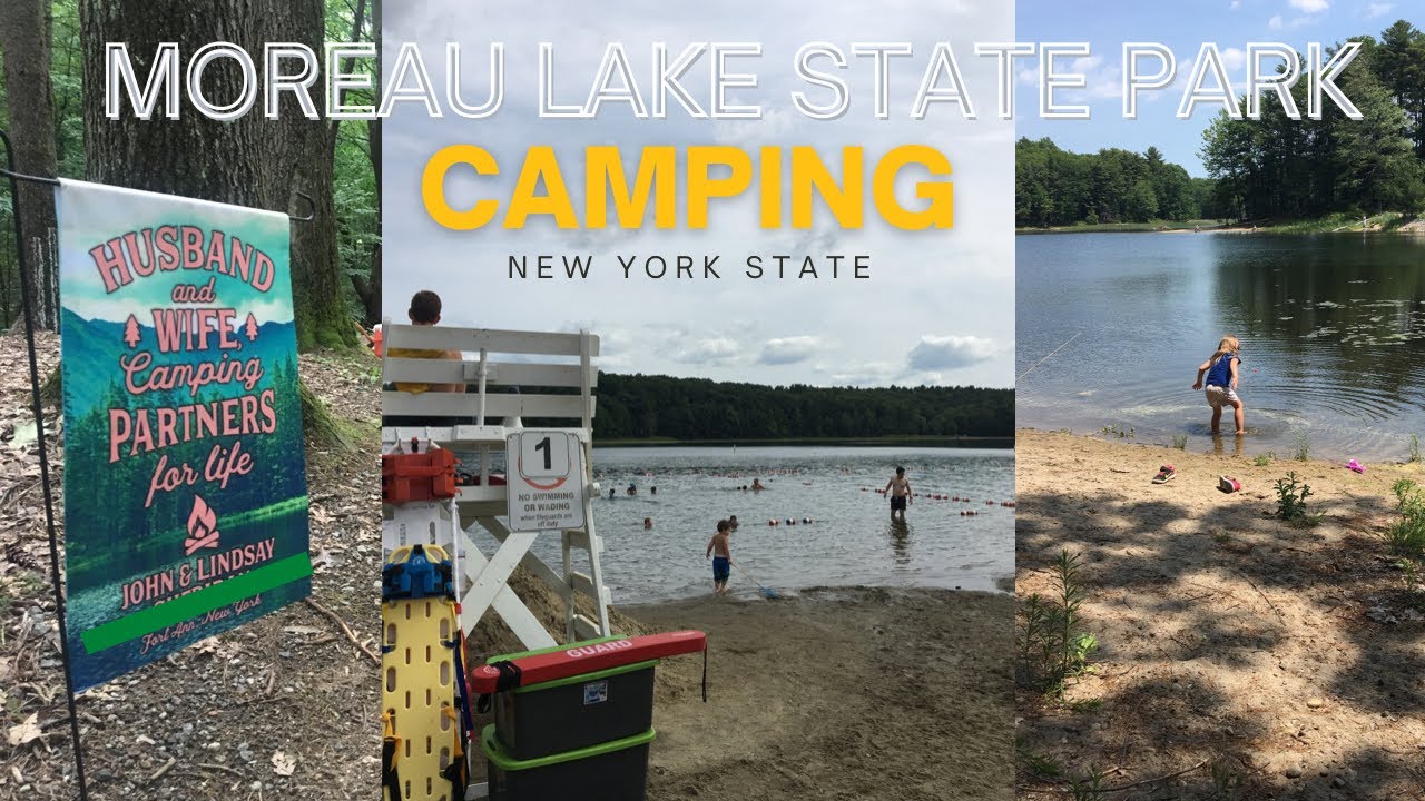 CAMPING FUN @ Moreau Lake State Park NY.