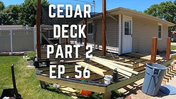 Cedar Deck & Pergola Pt. 2