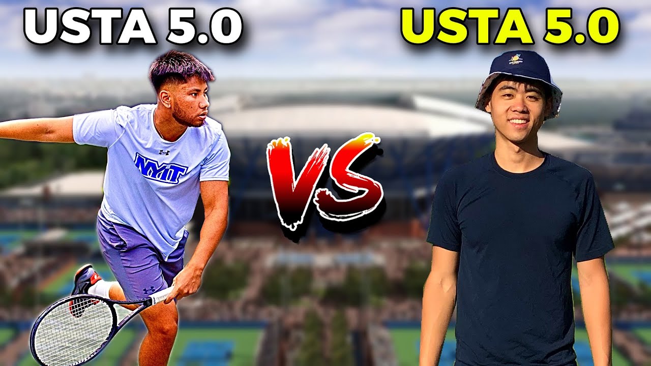 Epic NTRP 5.0 One-Hander Duel At The US Open!