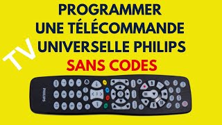 Programmation de télécommande universelle Philips sans codes