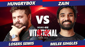 Nounsvitational 2025 LOSERS SEMIS - Zain (Marth) Vs. Hungrybox (Jigglypuff) Smash Melee - SSBM