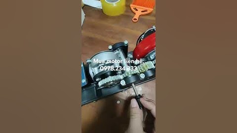 Cách mở khoá cơ motor rùa