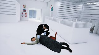 Virtual Reality First Aid Simulation CPR for DEWA by Takeleap