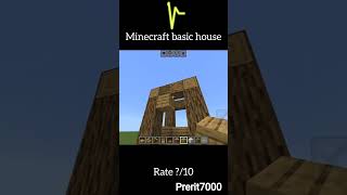 minecraft basic house