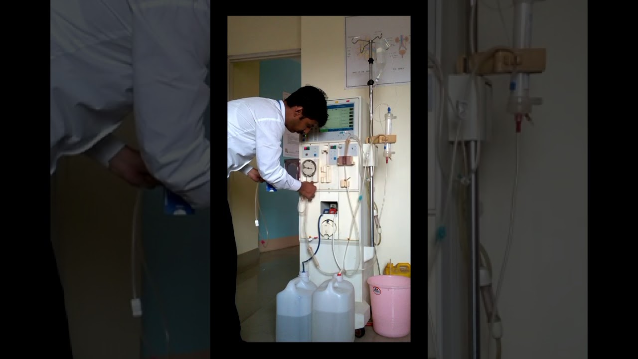 4008S dialysis machine set up YouTube