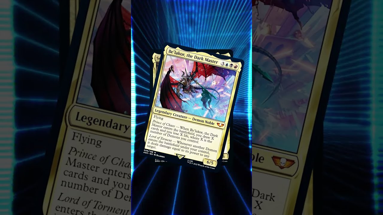 DEMONS ARE BACK? IN GRIXIS? Warhammer 40K Magic the Gathering EDH