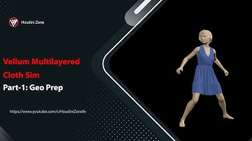 Geo And Cloth Prep | Vellum Cloth Series | Part -1 | Houdini Zone |