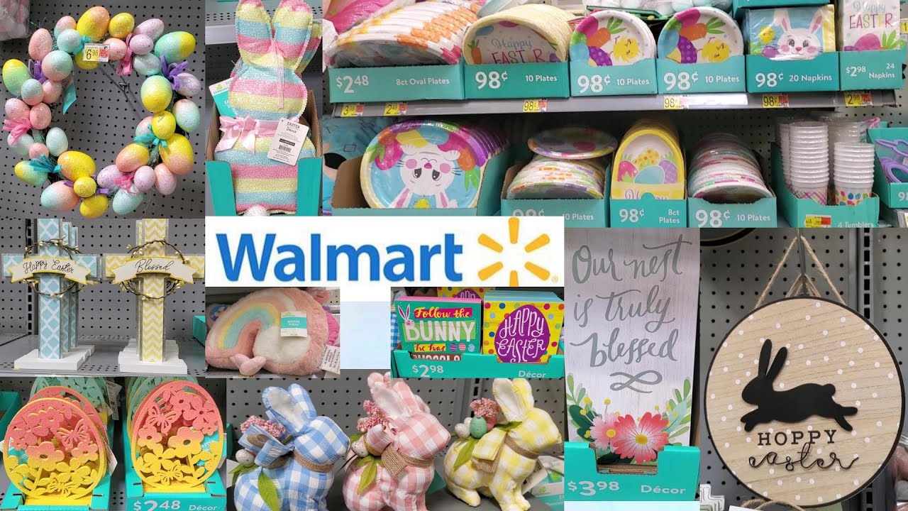 WALMART EASTER DECOR WITH ME 2022* WALMART 2022 Easter Bunny