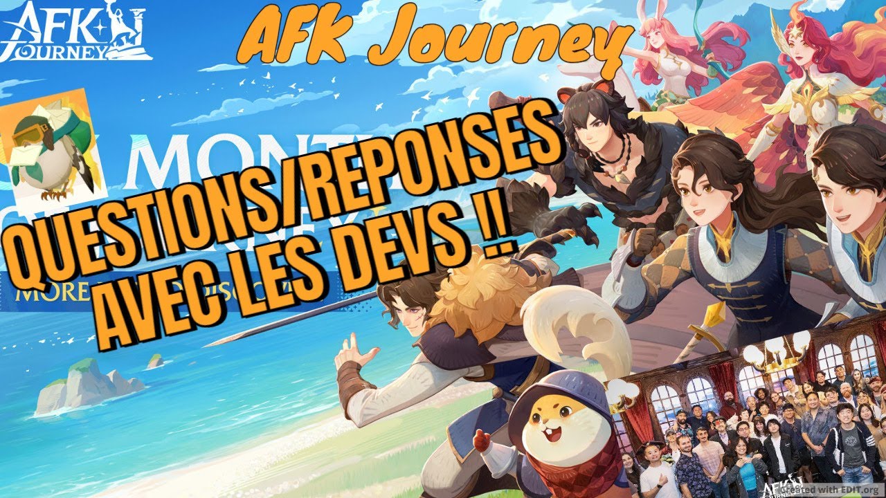 AFK Journey : QUESTIONS/REPONSES avec les DEVS !! - YouTube