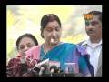 International Women Day Interaction Seminar: Smt. Sushma Swaraj: 05.03.2011