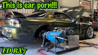 Tuning my FD RX7!!! This is probably the loudest turbo you'll ever hear