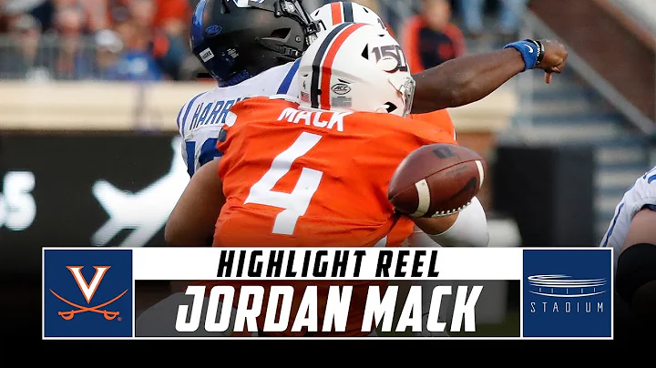Virginia LB Jordan Mack Highlight Reel - 2019 Seas...