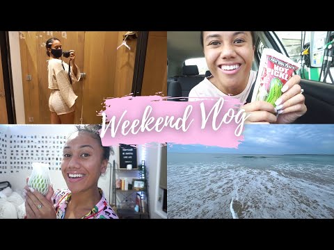 WEEKEND VLOG - clothing hauls, adventure + beach