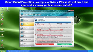 Smart Guard Protection virus removal video