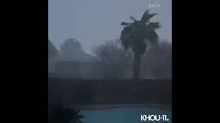 Katy, Texas Storms Cinco Ranch Getting Hit Hard At 615 A.m. On March 22, 2022