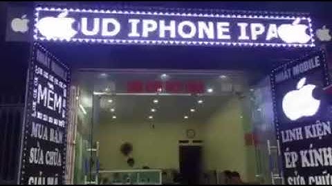 Đẳng cấp biển led ma trận màu trắng p10_ Biển cửa hàng điện thoại