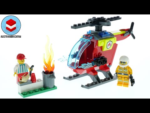 LEGO City 60318 Fire Helicopter - LEGO Speed Build Review