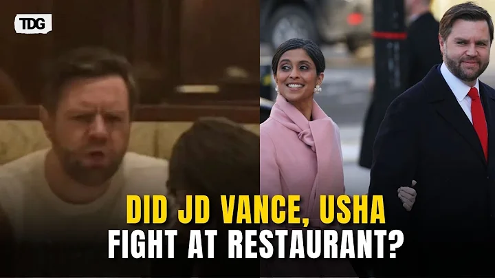 JD Vance–Usha's Restaurant “Fight”? Vice President Reveals What Happened!