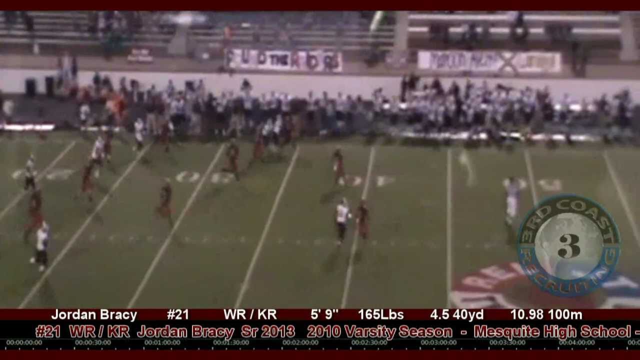 3rd Coast Recruiting - #21 WR / KR Jordan Bracy - 2010 Football Season - Mesquite (TX) High School
