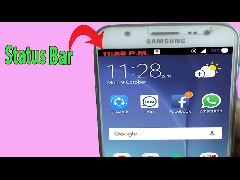 Android Status Bar-How To Customize The Status Bar On Android With Icons color Without Rooting hqdefault