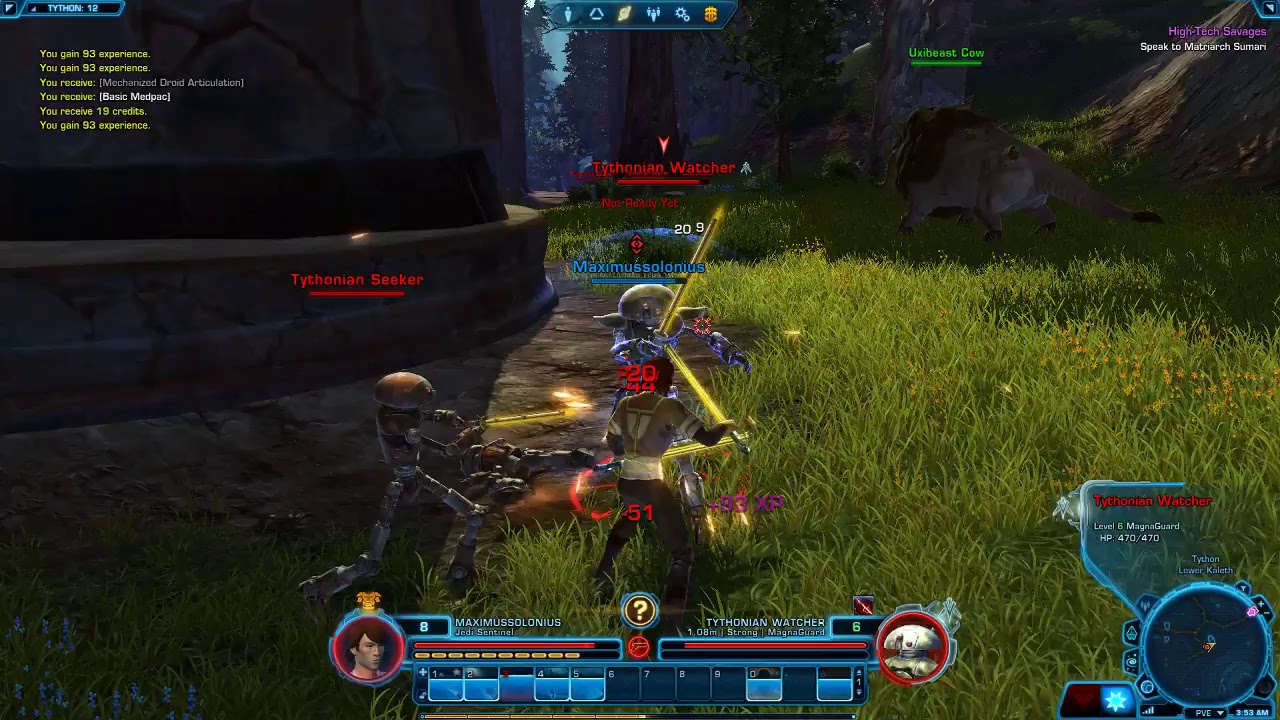 EPIC GAMEPLAY STAR WARS MMO - YouTube