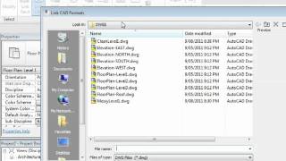 Revit MEP 2012 Tutorial - Linking 2D CAD Files