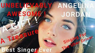 ❤️WOW❤️ WHO DOES THIS? THE BEST ONE EVER ?! ANGELINA JORDAN SINGS FOR THE UBER DRIVER ADELE COVER❤️