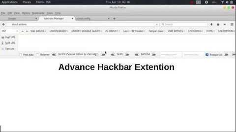 Advance Hackbar Mozila Extension