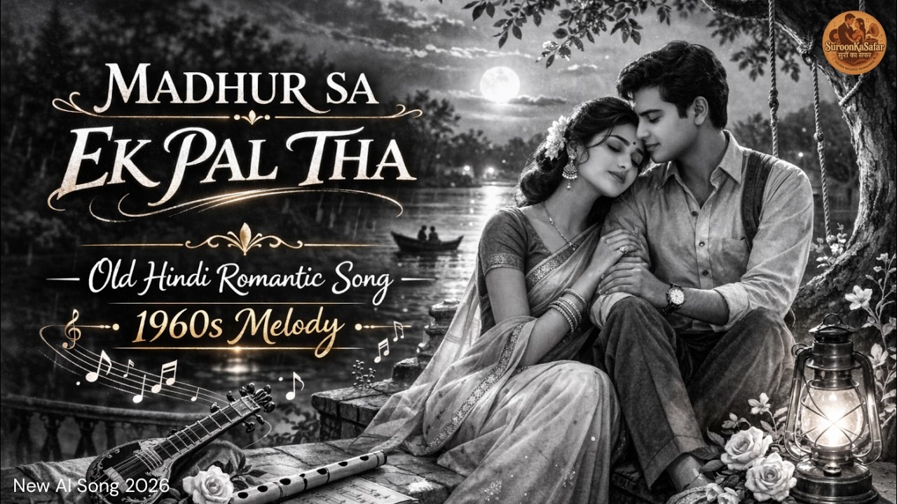 Madhur Sa Ek Pal Tha | Old Hindi Romantic Song | 1960s Vintage Bollywood Melody | Golden Era Classic