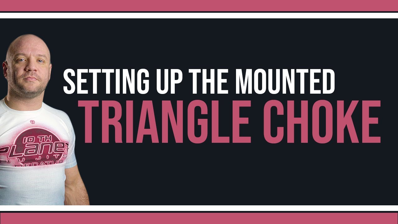 Setting up the TRIANGLE CHOKE from MOUNT... (10th Jiu Jitsu) YouTube