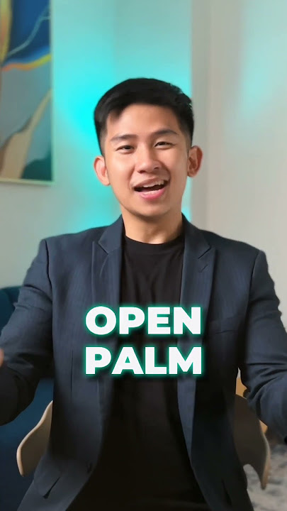 Teknik Gerakan Tangan 'Open Palm' yang Digunakan Saat Public Speaking #tips  #publicspeaking