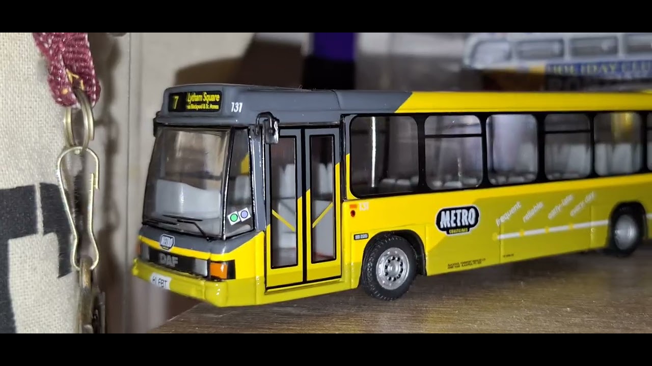 Обзор моей коллекции моделей автобусов и трамваев, посвященных транспорту Блэкпула.