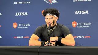 UTSA WR David Amador Postgame Interview 48-26 win over Tulane 10.30.25