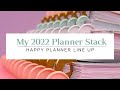 My 2022 Planner Stack | Happy Planner Line Up