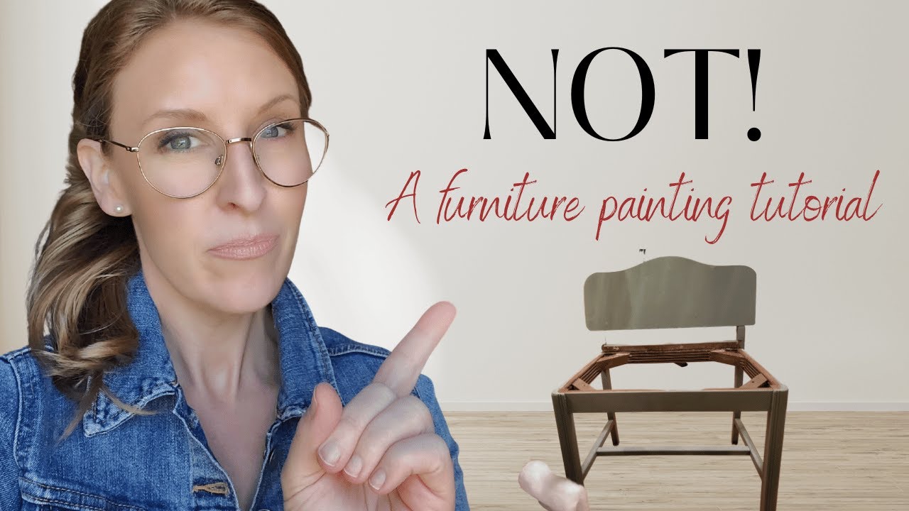 NOT! A furniture painting tutorial YouTube