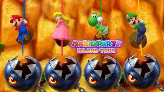 Mario Party Island Tour - Mario vs Yoshi vs Luigi vs Peach (Master CPU)