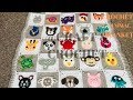 Crochet Blanket Pattern/ Crochet animal blanket/Joining & crochet border Part:28