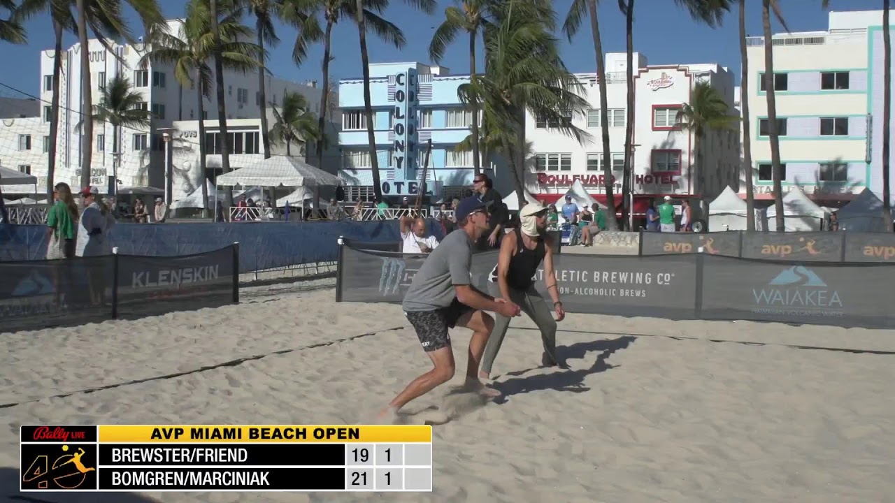 AVP Miami Beach Open Friend/Brewster vs Bomgren/Marciniak