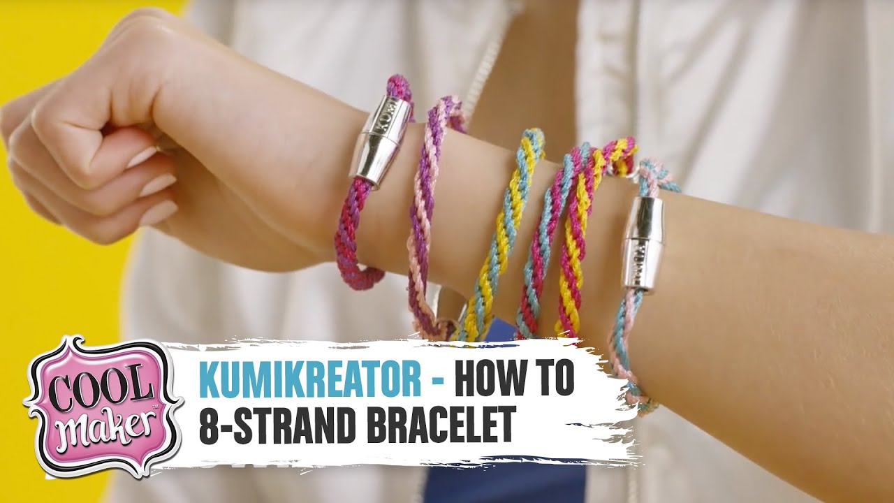 Cool Maker  KumiKreator  How to Make a 12Strand Bracelet  YouTube