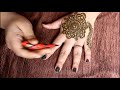 Easy and latest Heena/Mehendi designs/ how to make mandla mehandi design/gol tikki mehandi design