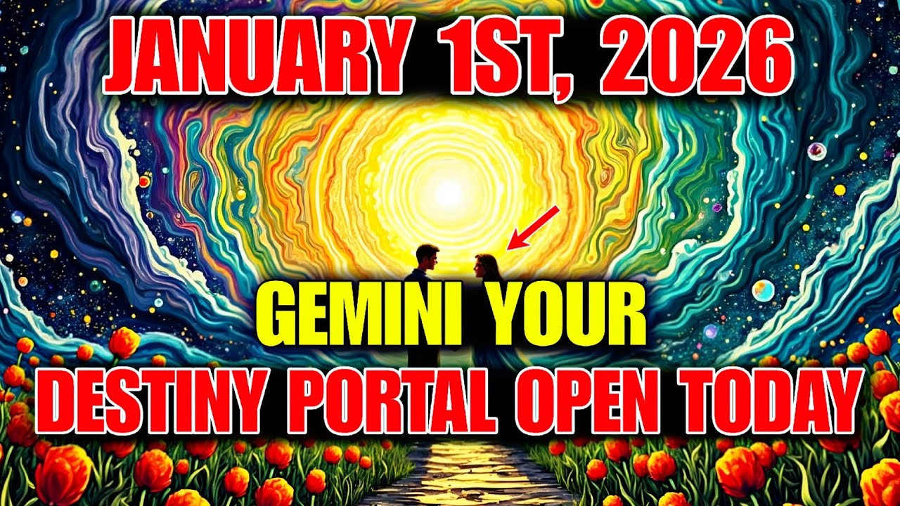 GEMINI ♊ January 1, 2026 — A Rare Destiny Portal Opens Today… Only the Awake Will Feel It ✨🌌🔥