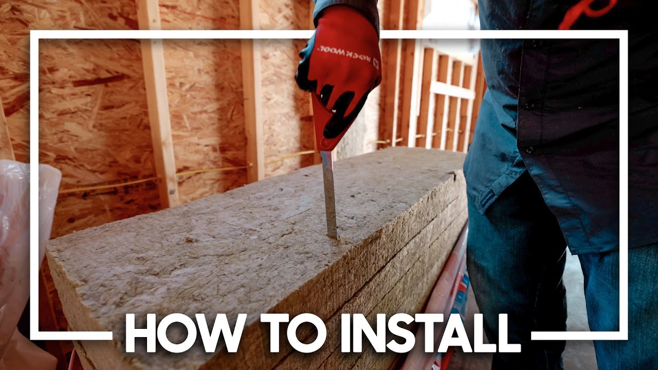 Rockwool Install 101 - @chasereeves Studio Insulation 