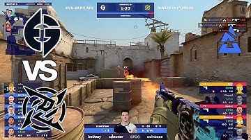 EG vs NIP - Lower bracket round 1 - BLAST Premier Spring Final 2021 - Highlights - CSGO