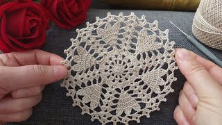 New Model  Eyecatching Flower Crochet Pattern: Online Tutorial for Beginners in Crocheting