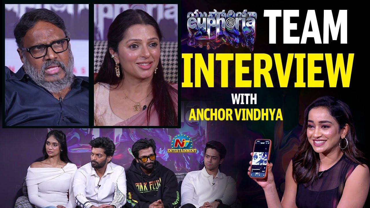 Euphoria Movie Team Interview with Anchor Vindhya | Guna Sekhar | Bhumika | Neelima | Vignesh | NTV