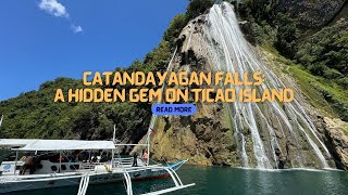 Catandayagan Falls Drone Footage, Masbate, Philippines