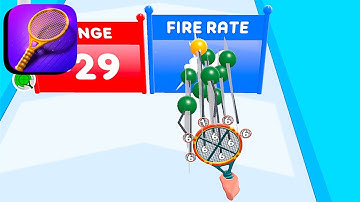 Racket Run ​- All Levels Gameplay Android,ios (Part 9)