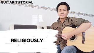 Video thumbnail of "Bailey Zimmerman - Religiously | Guitar Tutorial"